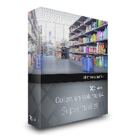 CGAxis Models Volume 64 Supermarket III